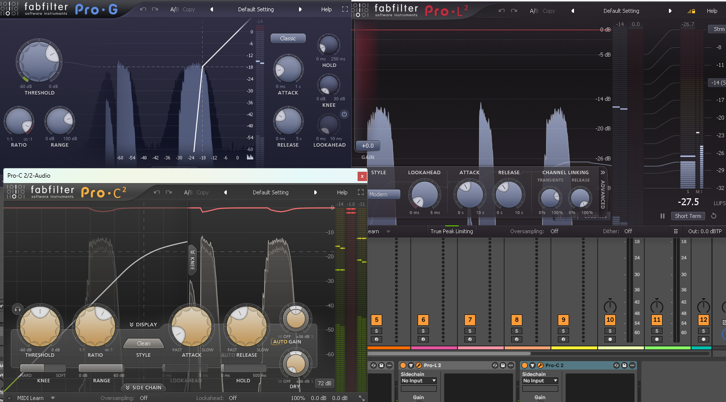 Fab filter PRO L2 / PRO C2 / PRO G